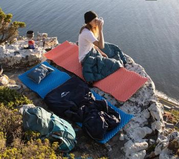 2 259 р. Коврик туристический Naturehike 185х58х1.8 см. IXPE, голубой Naturehike nh19qd008-b  с доставкой в г. Воронеж. Увеличить фотографию 6