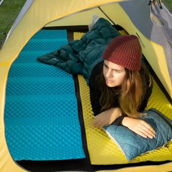 3 069 р. Коврик туристический Naturehike 187х56х2,5 см. IXPE, голубой Naturehike nh20fcd07-bl  с доставкой в г. Воронеж. Увеличить фотографию 6