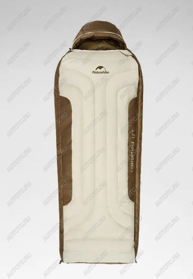 46 649 р. Мешок спальный Naturehike XR1500, 226х85 см, (правый) (ТК: -25C), бежево-коричневый Naturehike cnh22sd007-xr1500red  с доставкой в г. Воронеж