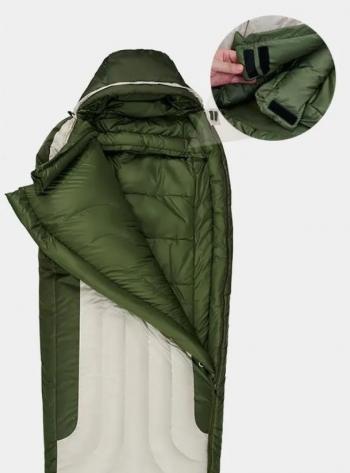 32 979 р. Мешок спальный Naturehike XR750, 226х85 см, (правый) (ТК: -12C), бежево-зелёный Naturehike cnh22sd007-xr750dgr  с доставкой в г. Воронеж. Увеличить фотографию 4