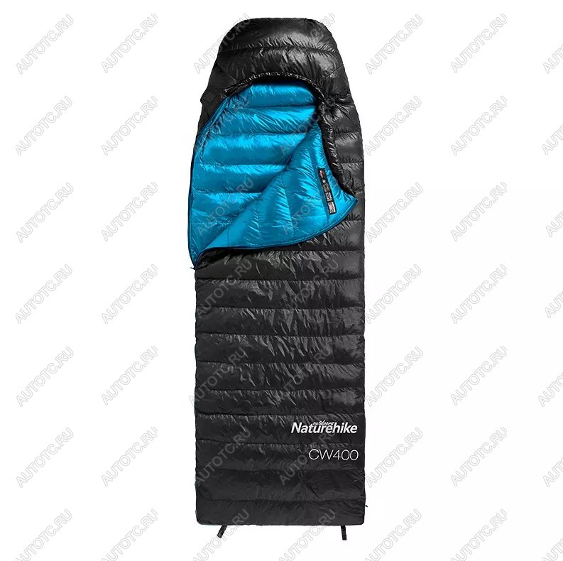21 949 р. Мешок спальный Naturehike Ultralight CW400 L , 220х85 см, (правый) (ТК: +5C), черный Naturehike nh18c400-d-bll  с доставкой в г. Воронеж