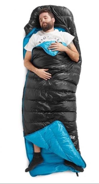 12 999 р. Мешок спальный Naturehike Ultralight CWZ400 L, 220х85 см, (правый) (ТК: +7C), черный Naturehike nh19w400-z-bll  с доставкой в г. Воронеж. Увеличить фотографию 2
