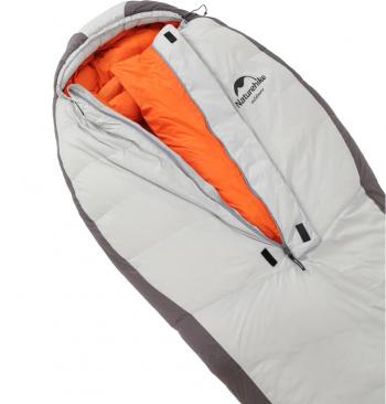 65 569 р. Мешок спальный Naturehike Arctic-17, 200х75 см, (ТК: -17C), серебристый Naturehike nh19yd005-sil1000g  с доставкой в г. Воронеж. Увеличить фотографию 6