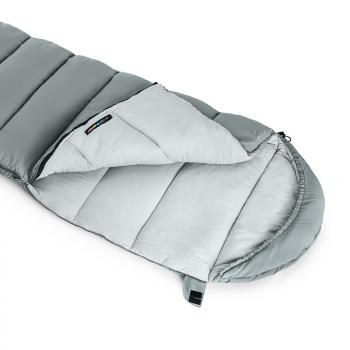 4 849 р. Мешок спальный Naturehike Envelope M300, (190+30)х80 см, (левый) (ТК: +6C), серый Naturehike nh20msd02-gm300-l  с доставкой в г. Воронеж. Увеличить фотографию 2