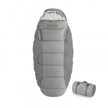 10 329 р. Мешок спальный Naturehike Oval PS200, 220х95 см, (правый) (ТК: +9C), серый Naturehike nh20msd03-ps200g  с доставкой в г. Воронеж. Увеличить фотографию 2