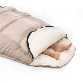 10 329 р. Мешок спальный Naturehike Oval PS200, 220х95 см, (левый) (ТК: +9C), серый Naturehike nh20msd03-ps200g-l  с доставкой в г. Воронеж. Увеличить фотографию 4