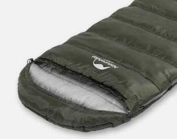 4 559 р. Мешок спальный Naturehike U350, (190х30)х75 см, (правый) (ТК: +1C), темно-зеленый Naturehike nh20msd07-agru350  с доставкой в г. Воронеж. Увеличить фотографию 4