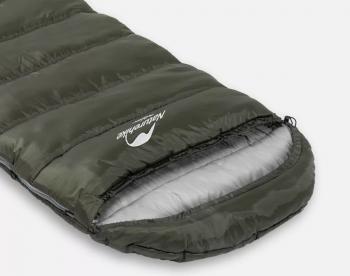 4 289 р. Мешок спальный Naturehike U250, (190х30)х75 см, (левый) (ТК: +6C), темно-зеленый Naturehike nh20msd07-arm250-l  с доставкой в г. Воронеж. Увеличить фотографию 5