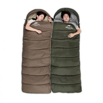 4 559 р. Мешок спальный Naturehike U350, (190х30)х75 см, (правый) (ТК: +1C), коричневый Naturehike nh20msd07-gu350  с доставкой в г. Воронеж. Увеличить фотографию 9