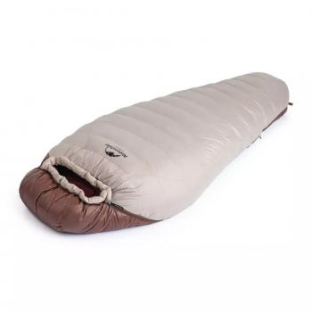 23 409 р. Мешок спальный Naturehike SnowBird, 190х75 см, M (880G), (правый) (ТК: -7C), серыйкоричневый Naturehike nh20yd001-sbr880  с доставкой в г. Воронеж. Увеличить фотографию 3