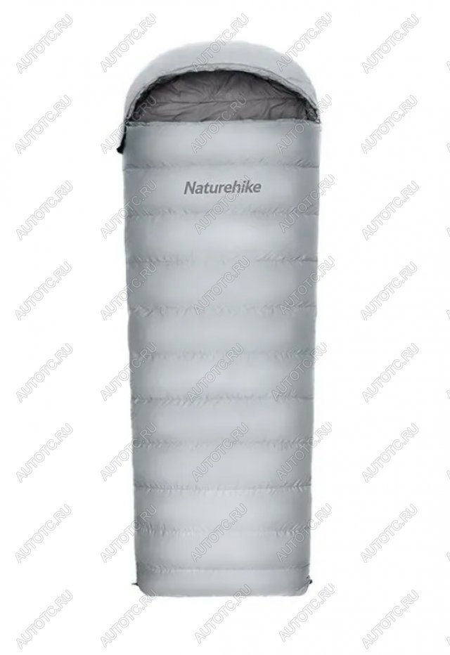19 129 р. Мешок спальный Naturehike RM80, 220х80 см, (правый) (ТК: -2C), серый Naturehike nh22yd003-rm80ltg-l  с доставкой в г. Воронеж