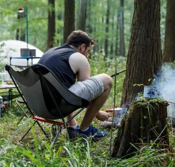 4 089 р. Кресло туристическое Naturehike YL05 складное, серое, до 150 кг Naturehike nh18y050-z  с доставкой в г. Воронеж. Увеличить фотографию 8