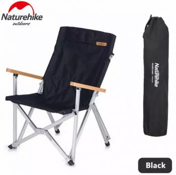 6 449 р. Кресло туристическое Naturehike, складное черное, до 120 кг Naturehike nh19jj004-bl  с доставкой в г. Воронеж. Увеличить фотографию 1