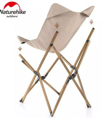 7 089 р. Кресло туристическое Naturehike MW01, складное, хаки, до 120 кг Naturehike nh19y001-z-kh  с доставкой в г. Воронеж. Увеличить фотографию 4