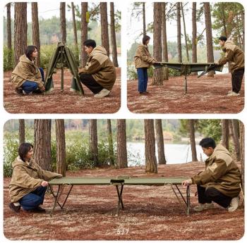 8 249 р. Раскладушка Naturehike XJC14, 205х73х49 см, до 120 кг, зеленая Naturehike cnh22ju033-regr  с доставкой в г. Воронеж. Увеличить фотографию 2