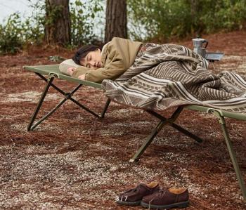 8 249 р. Раскладушка Naturehike XJC14, 205х73х49 см, до 120 кг, зеленая Naturehike cnh22ju033-regr  с доставкой в г. Воронеж. Увеличить фотографию 4