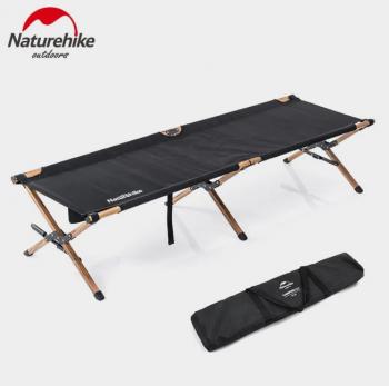 9 599 р. Раскладушка Naturehike XJC03, 196х64х43 см, до 150 кг, черная Naturehike nh19x003-c-bl  с доставкой в г. Воронеж. Увеличить фотографию 3