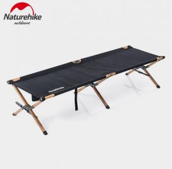 9 599 р. Раскладушка Naturehike XJC03, 196х64х43 см, до 150 кг, черная Naturehike nh19x003-c-bl  с доставкой в г. Воронеж. Увеличить фотографию 1