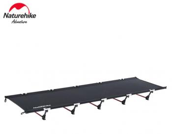 9 299 р. Раскладушка Naturehike XJC05, 190х65х15 см, до 150 кг, черная Naturehike nh20jj001-bl  с доставкой в г. Воронеж. Увеличить фотографию 1