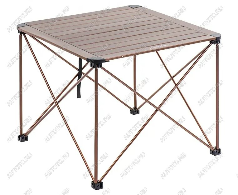 9 759 р. Стол туристический Naturehike алюминиевый, 69,5х69,5х56 см, складной, золотистый Naturehike nh16z016-l-bch  с доставкой в г. Воронеж