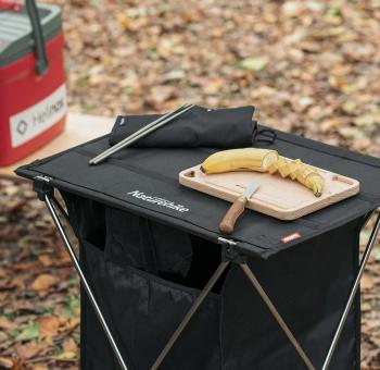 3 639 р. Стол туристический Naturehike алюминиевый, складной, 56,5х45х62 см, с сумкой для посуды, черный Naturehike nh19jj084-bl  с доставкой в г. Воронеж. Увеличить фотографию 8