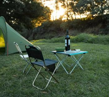 4 199 р. Стол туристический Naturehike складной, 68х46х40,5 см, серый Naturehike nh19z008-z-g  с доставкой в г. Воронеж. Увеличить фотографию 12
