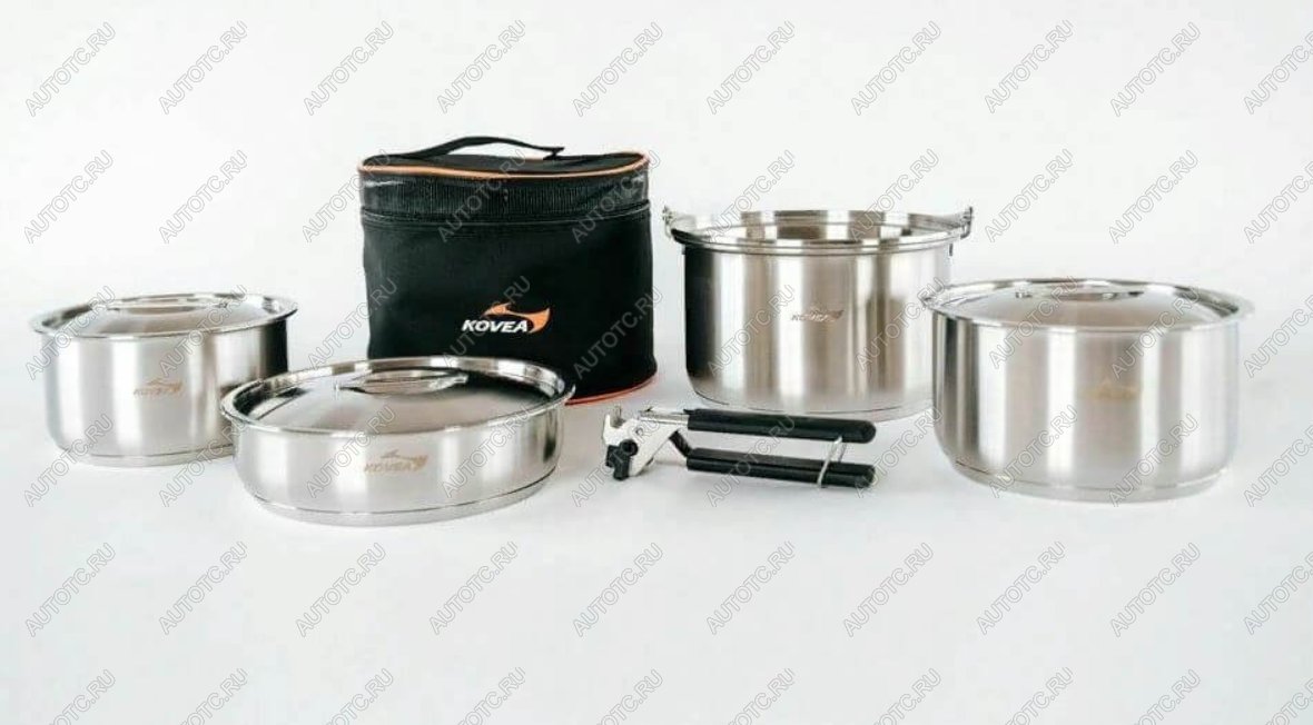 18 499 р. Набор посуды Kovea KOVEA TRIPLE STAINLESS COOKWARE-L KOVEA kcw-1901  с доставкой в г. Воронеж