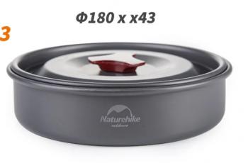 2 939 р. Набор посуды Naturehike туристический 3 в 1 (3 миски+половник) Naturehike nh15t203-g-ca  с доставкой в г. Воронеж. Увеличить фотографию 4