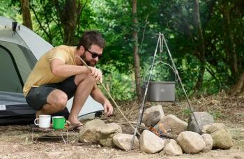 2 399 р. Котелок туристический Naturehike 4 л. Naturehike nh17d021-g-g  с доставкой в г. Воронеж. Увеличить фотографию 7