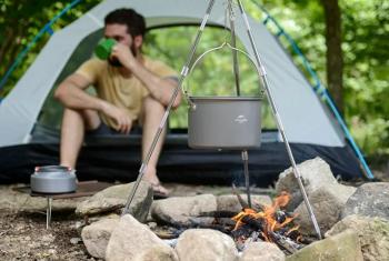 2 399 р. Котелок туристический Naturehike 4 л. Naturehike nh17d021-g-g  с доставкой в г. Воронеж. Увеличить фотографию 8