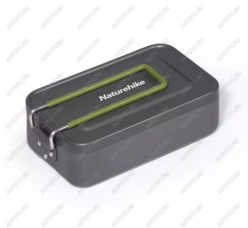 2 399 р. Котелок прямоугольный Naturehike 1 л., алюминиевый Naturehike nh21cj011-g  с доставкой в г. Воронеж
