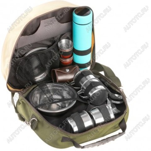 5 549 р. Набор для пикника на 4 персоны, PREMIER, с голубым термосом PREMIER pr-4-4  с доставкой в г. Воронеж