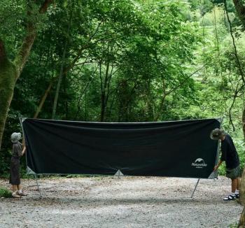 8 929 р. Тент кемпинговый Naturehike 3Х5 м., черно-серебристый винил Naturehike nh20tm006-vcslv35  с доставкой в г. Воронеж. Увеличить фотографию 3
