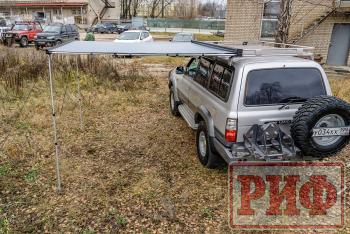 31 999 р. Маркиза автомобильная РИФ 2,5х2,5 м полуавтомат (винил) темно-серая РИФ rif5306-2525v  с доставкой в г. Воронеж. Увеличить фотографию 31