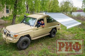 73 799 р. Маркиза автомобильная РИФ 2,5х2,0 м кассетная с электроприводом, корпус белый РИФ rif5833-2520m  с доставкой в г. Воронеж. Увеличить фотографию 22
