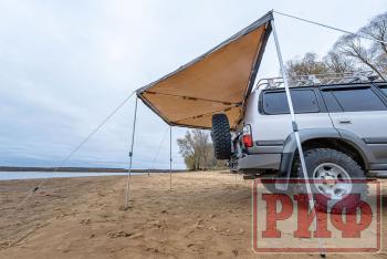 25 749 р. Маркиза автомобильная РИФ комбинированная (прямоугольная с веерной частью) 2,0х2,5 м (левая) РИФ rifavf0720250601  с доставкой в г. Воронеж. Увеличить фотографию 10