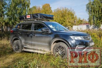 123 999 р. Палатка на крышу автомобиля РИФ Soft RT01-140, тент песочный, корпус черный, 240х140х130 см РИФ rifrt011406090w  с доставкой в г. Воронеж. Увеличить фотографию 4