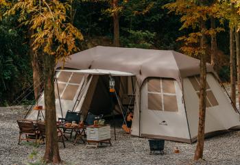 85 999 р. Палатка Naturehike Village 17, 4-местная, автоматическая, алюминиевый каркас, коричневая Naturehike cnh22zp021-br  с доставкой в г. Воронеж. Увеличить фотографию 13