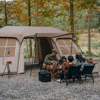 85 999 р. Палатка Naturehike Village 17, 4-местная, автоматическая, алюминиевый каркас, коричневая Naturehike cnh22zp021-br  с доставкой в г. Воронеж. Увеличить фотографию 12