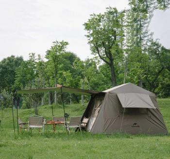 39 259 р. Палатка Naturehike Village 6.0 II поколения 4-местная, коричневая Naturehike cnk2300zp021-br  с доставкой в г. Воронеж. Увеличить фотографию 3
