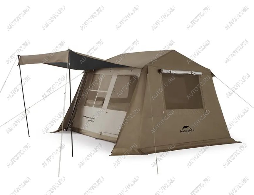 39 259 р. Палатка Naturehike Village 6.0 II поколения 4-местная, коричневая Naturehike cnk2300zp021-br  с доставкой в г. Воронеж