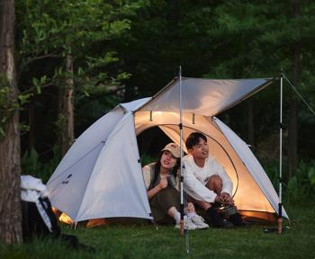 10 499 р. Палатка Naturehike Cloud-Creek, 2-местная, белая Naturehike cnk2300zp024-2w  с доставкой в г. Воронеж. Увеличить фотографию 3
