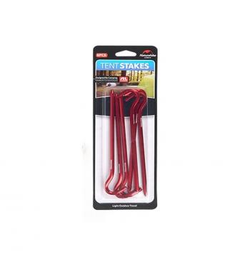 349 р. Колышки Naturehike алюминиевые (6 шт.) 17 см, красный, шестигранный Naturehike nh17d027-d-re  с доставкой в г. Воронеж. Увеличить фотографию 2