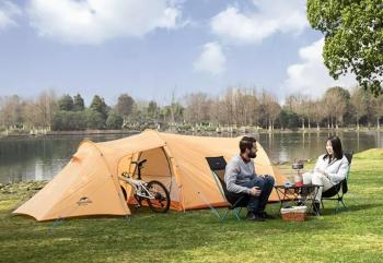 15 659 р. Палатка Naturehike Opalus 3-местная, алюминиевый каркас, оранжевый Naturehike nh17l001-l-tor  с доставкой в г. Воронеж. Увеличить фотографию 5
