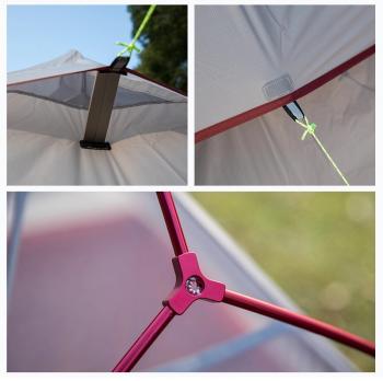20 159 р. Палатка Naturehike Cloud Up Si 2-местная, алюминиевый каркас, зеленый Naturehike nh17t001-t-dfgr  с доставкой в г. Воронеж. Увеличить фотографию 3