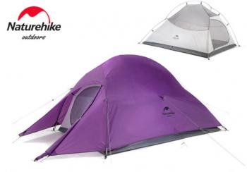13 299 р. Палатка Naturehike Cloud Up 2-местная, алюминиевый каркас, пурпурный Naturehike nh17t001-t-tpur  с доставкой в г. Воронеж. Увеличить фотографию 1