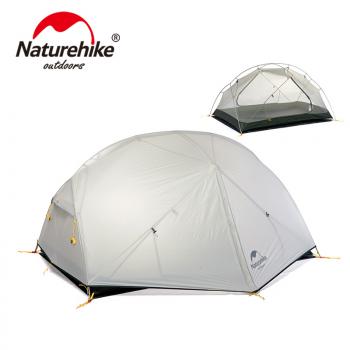 18 999 р. Палатка Naturehike Mongar Si 2-местная, алюминиевый каркас, сверхлегкая, серая Naturehike nh17t007-m-lgdgr  с доставкой в г. Воронеж. Увеличить фотографию 1