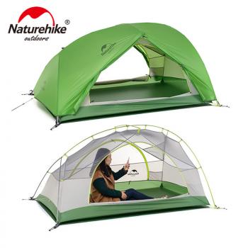 19 519 р. Палатка Naturehike Star-river Si 2-местная, алюминиевый каркас, сверхлегкая, зеленый Naturehike nh17t012-t-dgr  с доставкой в г. Воронеж. Увеличить фотографию 3