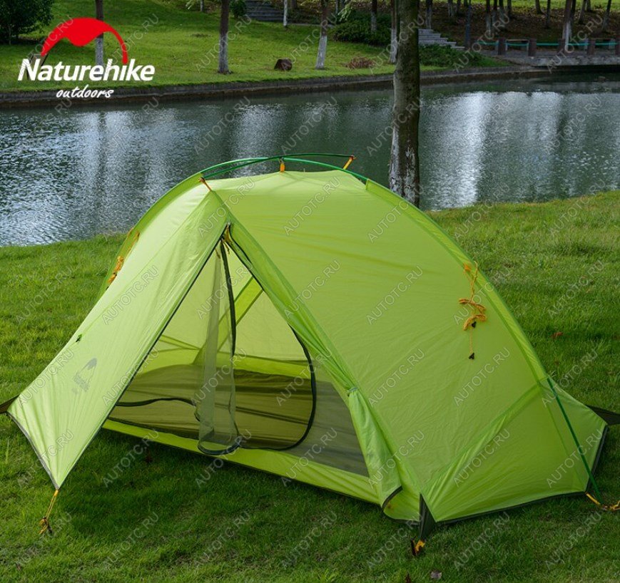 12 649 р. Палатка Naturehike Tagar Si 1-местная, алюминиевый каркас, сверхлегкая, зеленая Naturehike nh17t140-j-fgr  с доставкой в г. Воронеж