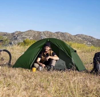 20 649 р. Палатка Naturehike Cycling (Spider) Si 1-местная, алюминиевый каркас, сверхлегкая, зеленая Naturehike nh18a095-d-20dfg  с доставкой в г. Воронеж. Увеличить фотографию 6